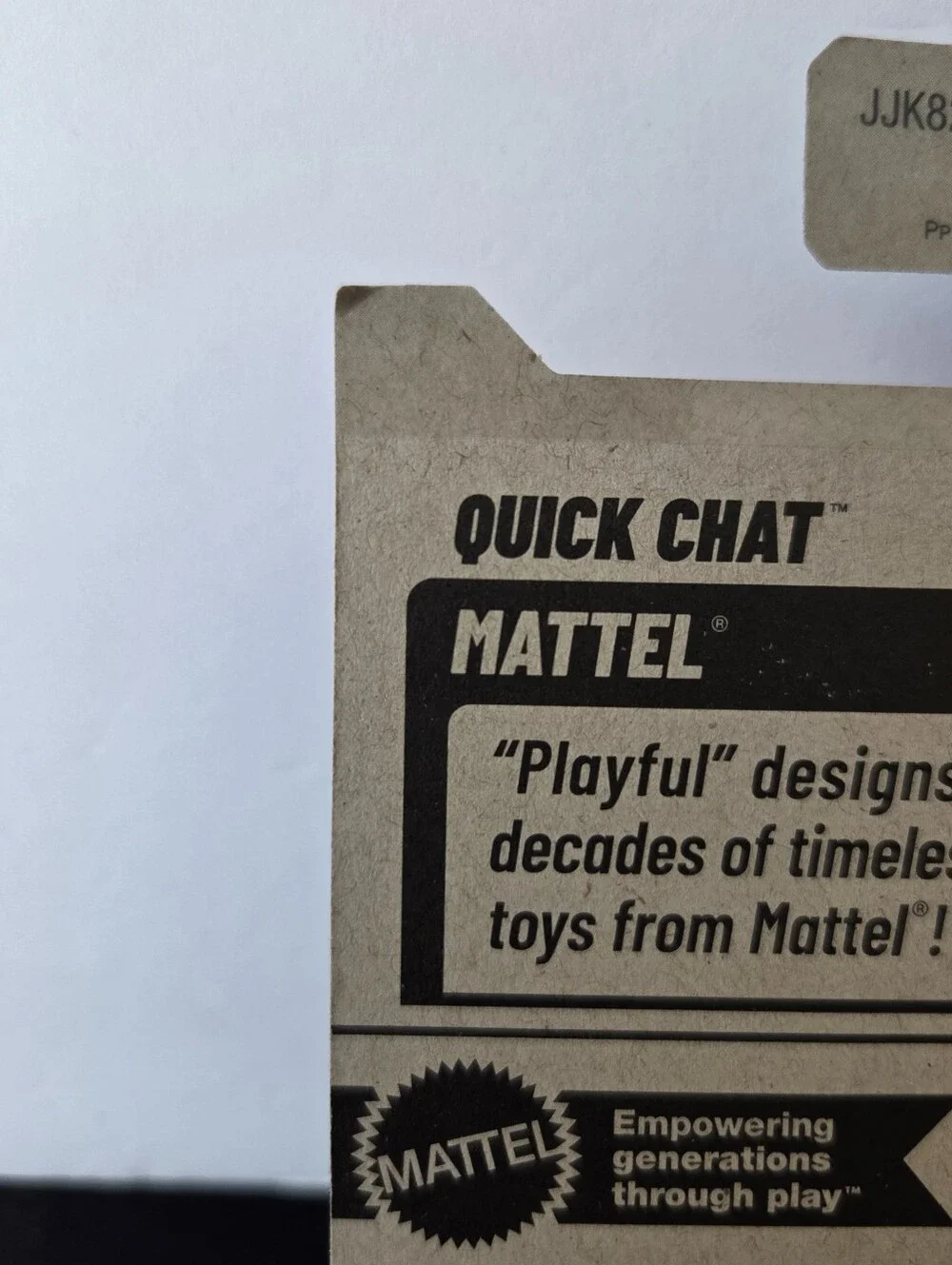 Hot Wheels Quick Chat Mattel Series 3/5 Diecast Car NIP